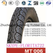 Neumáticos de llanta de la motocicleta (2.50-17 3.00-17 3.00-18 2.75-17)